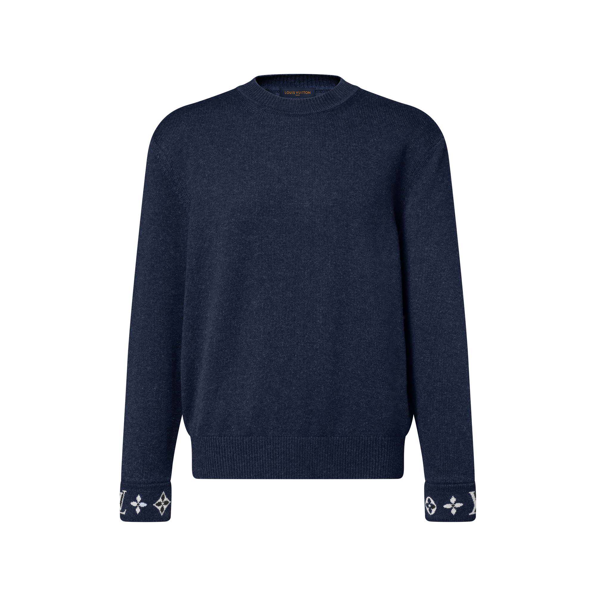 トップス LOUIS VUITTON Cuffs Cashmere LS Knit LOUIS VUITTON (ルイ ヴィトン) LV Cuffs Cashmere LS Knit ブルー